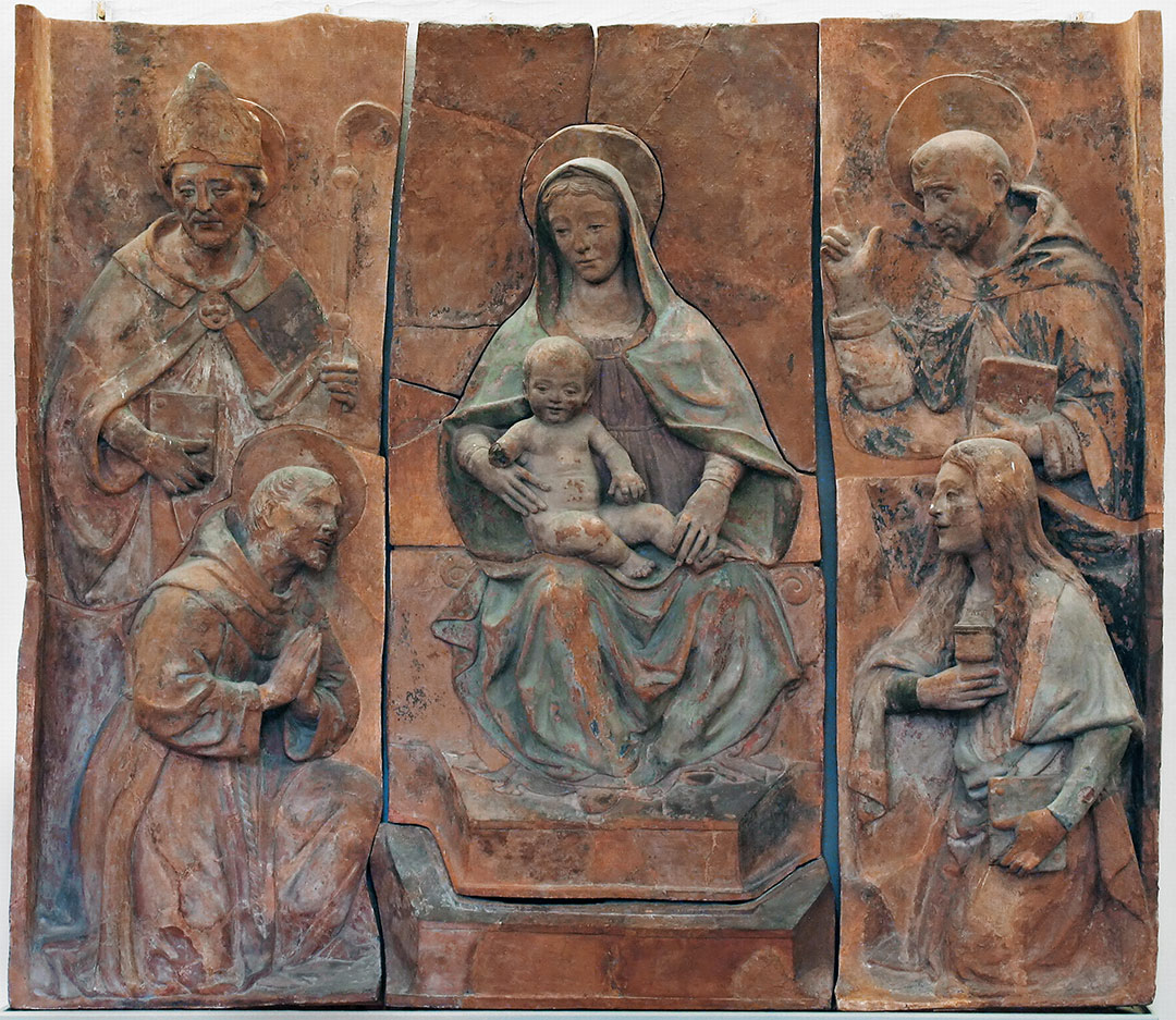 Madonna in trono fra i santi Anselmo, Domenico, Francesco d’Assisi e Maria Maddalena