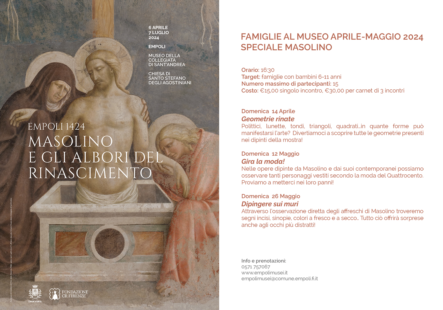 Famiglie al Museo – Speciale Masolino